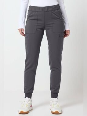 NWT Scrubstar Charcoal Cargo Jogger Pants